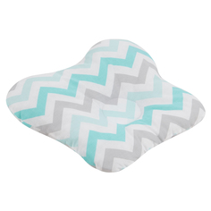 Подушка анатомическая Зайка моя Зиг-заг, цвет: ментол 15401335