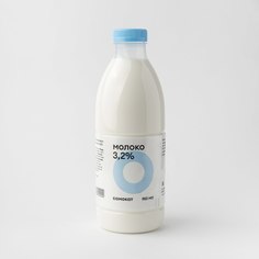 Молоко Самокат пастеризованное, органическое, 2,5%, 1 л