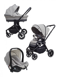 Коляска универсальная 3 в 1 Rant Flex Trends 2021 Light Grey РАНТ