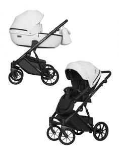 Коляска универсальная 2 в 1 Riko Basic Montana Ecco 11 White белый