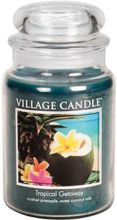 Ароматическая свеча Village Candle "Tropical Getaway", большая/4260003