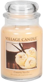 Ароматическая свеча Village Candle "Creamy Vanilla", большая/4260010