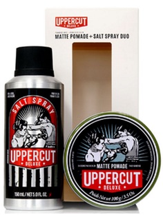 Набор для мужчин UPPERCUT DELUXE matte pomade + salt spray duo 100+150 мл