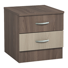 Прикроватная тумба Жаклин Ясень шимо темный/Ясень шимо светлый ВВР