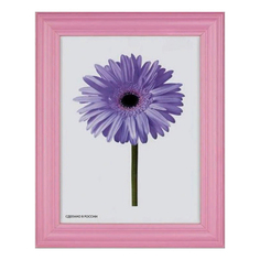 Фоторамка прямоугольная Метрика Linda 10 х 15 см розовая