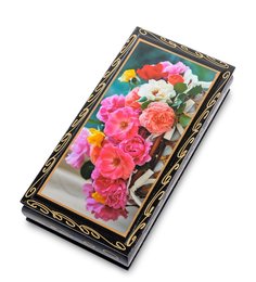 Шкатулка-купюрница в технике декупаж (8х17х4) Art East