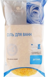 Соль для ванн Бальзамир детская с пенкой улучшает сон и настроение 1000 г