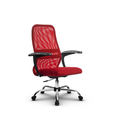 Кресло SU-CM-8P ch ов/сечен Красный/Красный Метта
