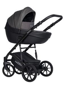 Коляска универсальная 3 в 1 Riko Basic Pacco 04 Carbon (темно-серый-черный)