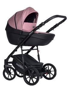 Коляска универсальная 3 в 1 Riko Basic Pacco 02 Pink (розовый-черный)