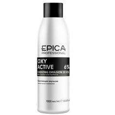 Окисляющая эмульсия Epica Oxy Active 20 vol 6 % с маслом кокоса и пантенолом 1000 мл