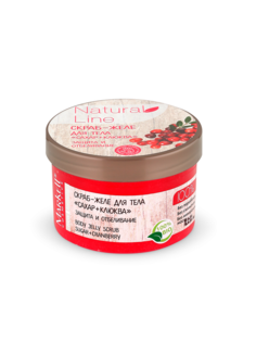 Скраб-желе для тела сахар+клюква Markell NATURAL LINE 280 г