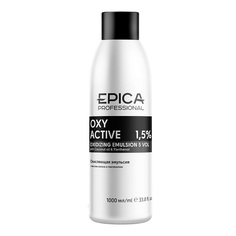 Окисляющая эмульсия Epica Oxy Active 5 vol 1,5 % с маслом кокоса и пантенолом 1000 мл