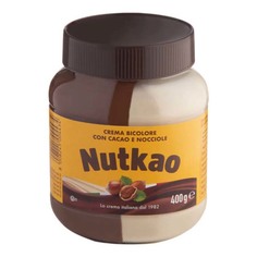 Паста Nutkao шоколадно-молочная с лесным орехом 400 г