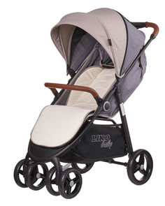 Прогулочная коляска LIKO BABY AU-208 Серая