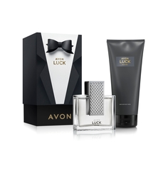 Набор мужской AVON LUCK Туалетная вода мужская 75 мл Гель для душа 200 мл