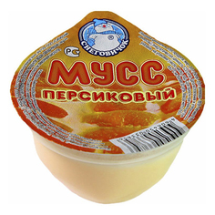 Мусс Снеговичок персиковый 150 г