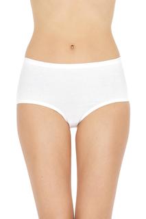 Трусы женские Pompea SLIP MIDI COTTON белые 5