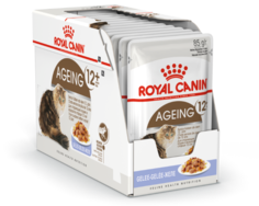 Влажный корм для кошек ROYAL CANIN Ageing+12, домашняя птица, 12шт по 85г