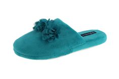 Домашние тапочки женские de fonseca ROMA TOP I W762R2 бирюзовые 38-39 RU