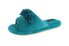Домашние тапочки женские de fonseca POTENZA I PA W762RU бирюзовые 40-41 RU