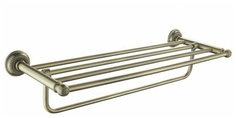 Полотенцедержатель с полкой бронзовый Rose RG1408Q