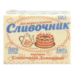 Маргарин Сливочник Сливочный домашний 50% 180 г