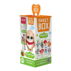 Набор дорожный SweetBox игрушка с пастой KIDS вишня+земляника 20мл Splat