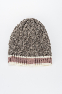 Шапка бини женская Marhatter MWH9445/2 серая р. ONE SIZE