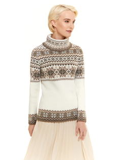 Свитер женский Scandica Voss коричневый 50/164