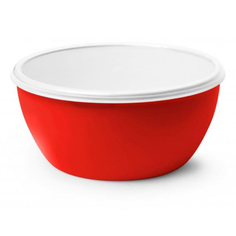 Миска Архимед Cherry с крышкой и декором 1,7 л