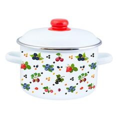 Кастрюля Appetite Confiture эмалированная для индукционных плит 2 л