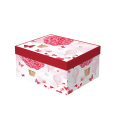 Коробка складная с крышкой 31 х 24,5 х 16 см No Brand