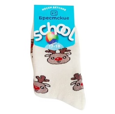 Носки Брестские хлопок белые р 19-20