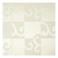 Скатерть Wellness Риктон 150 х 180 см полиэстер белая