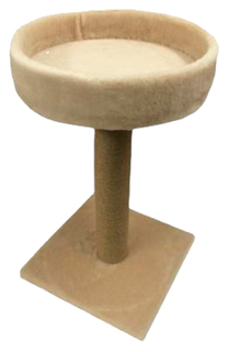 Когтеточка Клампи с лежанкой мех 40 х 40 х 70 см