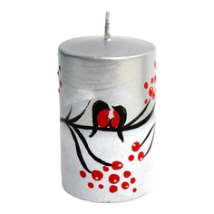 Свеча декоративная Evis Candles Снегири 80 х 70 мм