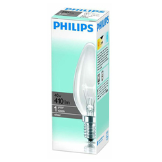 Лампа накаливания Philips Standard E14 40 Вт свеча прозрачная