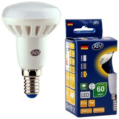 Лампочка светодиодная LED, рефлектор Е14 7W 2700K теплый свет REV