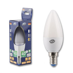 Лампочка светодиодная LED, свеча Е14 5W 2700K теплый свет REV