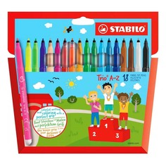 ФЛОМАСТЕРЫ "СТАБИЛО" Трио 18 цветов арт. 378/1-18-03 Stabilo