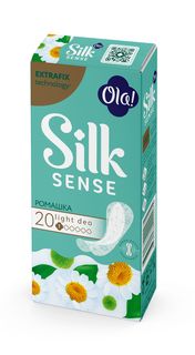 Прокладки Ola! Silk Sense Light ежедневные тонкие стринг-мультиформ ромашка 20 шт.