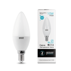 Лампочка Gauss LED Elementary Candle 10W E14 4100K