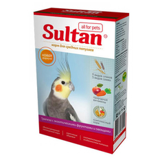 Корм Sultan Трапеза для средних попугаев с экзотическими фруктами и овощами 400 г