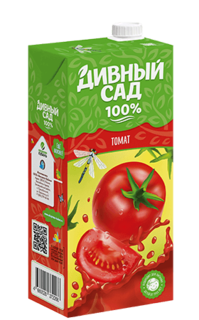 Сок Дивный сад томатный с солью восстановленный 1 л