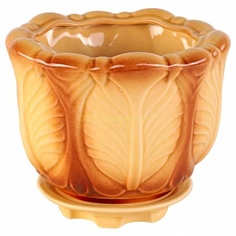 Горшок для цветов Котовская керамика бежевый