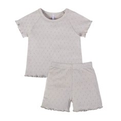 Пижама детская Мамуляндия 21-403-3 Ажур 21 серый р.98
