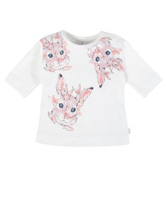 Футболка детская Мамуляндия 20-1005 Зайка молочный р. 122