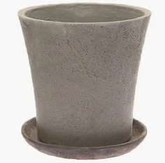 Горшок для цветов Студия-Декор графит