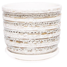 Горшок Композит белый